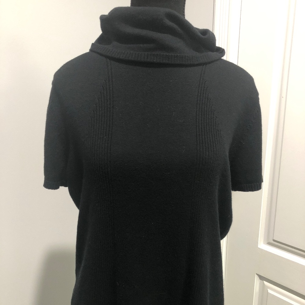 Cotton Blend medium turtleneck shirt sleeve sweater